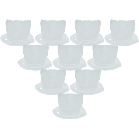 vhbw 10x Staubsaugerfilter Ersatz für Black & Decker 90590689, FLVD10-XJ für Staubsauger - Schmutzfilter, Filtereinheit