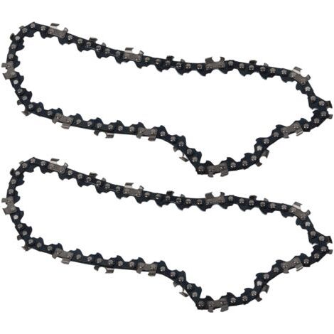 Cadena para motosierra de 6 pulgadas y 36 eslabones, hoja de corte de acero aleado, 36 eslabones de transmisión, kit para trabajar la madera, 2 piezas (1/5)
