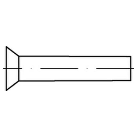 DIN 661 Senkniete Aluminium 99.5 5 x 50 Al S 250 Stk (1/2)