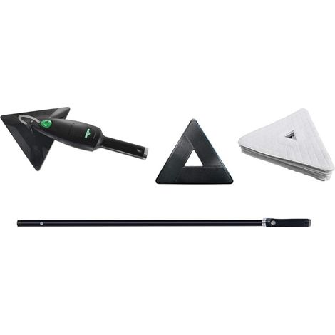Unger Kit Quik Pad Stingray 160 OS (SRKOD) Pulizia Vetri con Asta e Detergente Integrato
