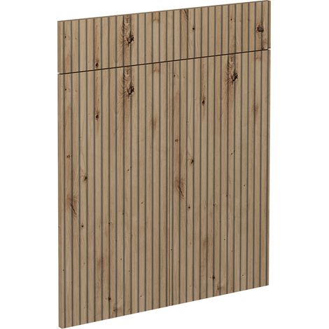 Küchenfront R-Line, Artisan-Eiche, 59.6 x 70.8 cm Möbelfront für den Schubunterschrank, Vicco (1/5)