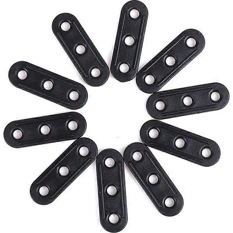 Lot de 10 tendeurs de corde pour tente de camping, accessoires de réparation pour tentes de plein air (1/5)