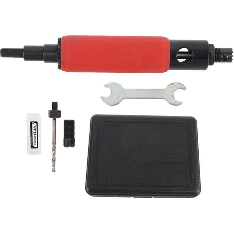 Dissolvant de perceuse à Rivets 1/8 pouces 3.2MM, Kit d'outils de retrait de rivets pour électrique pneumatique 1/4 pouces