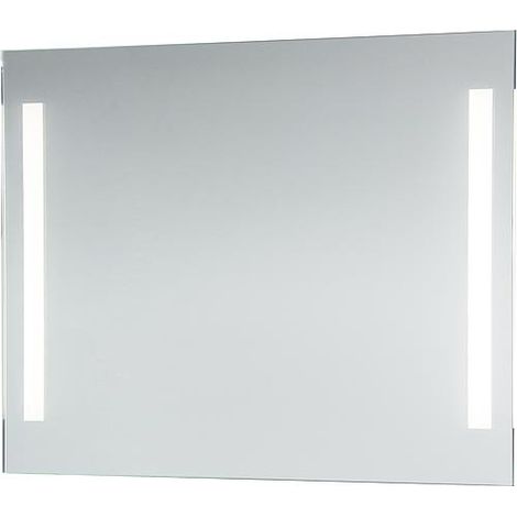 Miroir Earline avec eclairage satiné, 11,5W avec interrupt. 1200x800x30mm (1/2)