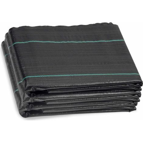 Tissu de paysage 2m X 5m, barrière contre les mauvaises herbes, tissu de jardin, tapis de jardinage (1/5)