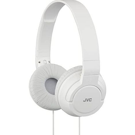 JVC HA-S180-W-E - Cuffie chiuse con cavo da 1,2 m. Cuffie pieghevoli e leggere con suono di alta qualità e sistema di bassi profondi. Colore bianco.