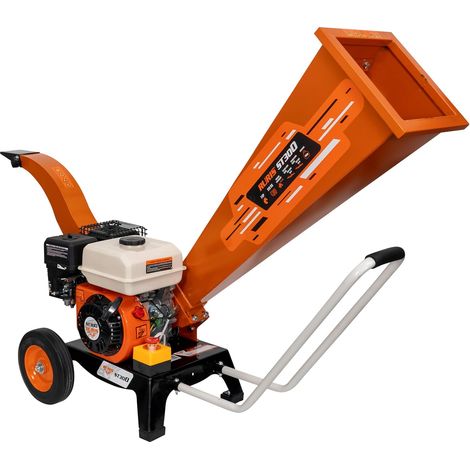 Broyeur de Branches Thermique RURIS ST300 7 CV - 3600 tr/min, Coupe 60 mm, 150-1000 kg/h, Couteaux Acier Trempe, Roues Robustes (1/5)