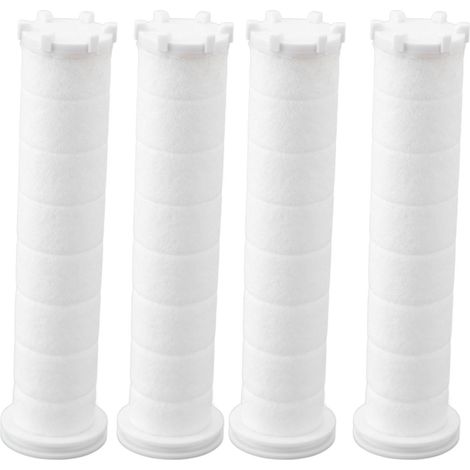 Ensemble de 12 filtres de douche en coton PP blanc pour pommeau de douche amovible Hydro (1/5)