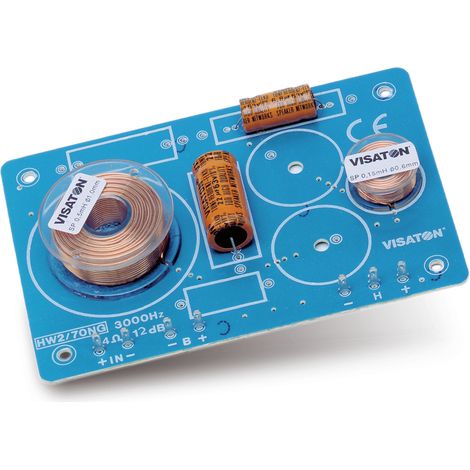 VISATON Frequenzweiche HW 2/70 NG, 4 Ohm, 2 Wege