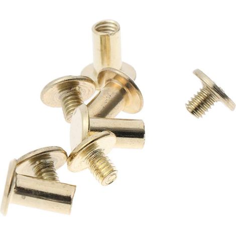 45ensembles Rivets à Pression Vis Cuivrées Pour Photos Recettes Clous Vis à Bout De Bricolage