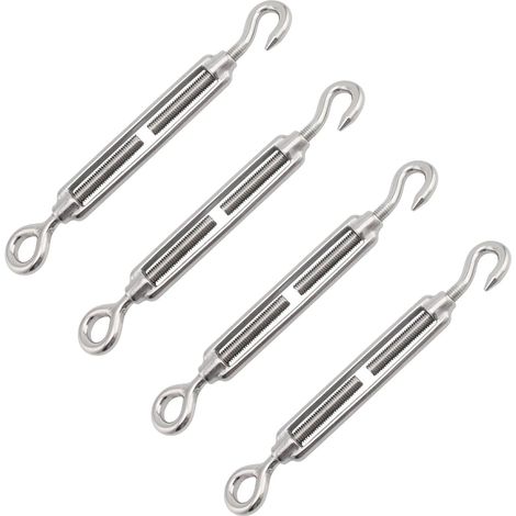 Filiyano – câble – Tendeur de câble, œillet de tension M4, tendeur de câble en acier inoxydable, tendeur de câble en acier 4, tendeur de câble (1/5)