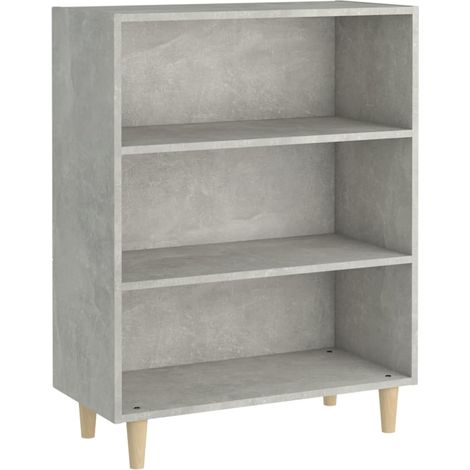 Aparador buffet cómoda mueble mueble de almacenaje organizador cocina salón salón 69,5 x 32,5 x 90 cm madera contrachapada gris 020032003
