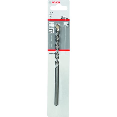 Bosch Broca para hormigón CYL-3, 8 x 90 x 150 mm - 2608597898