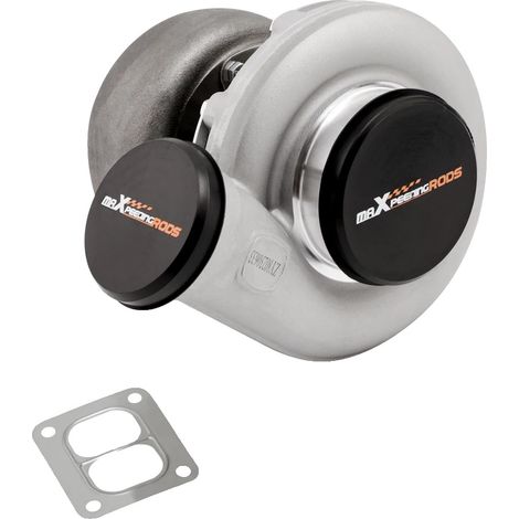 Turbocompresor, inductor de turbina de 80 mm, diámetro del inductor del compresor de 66 mm, cojinete flotante, doble espiral, 200-800 hp (1/5)