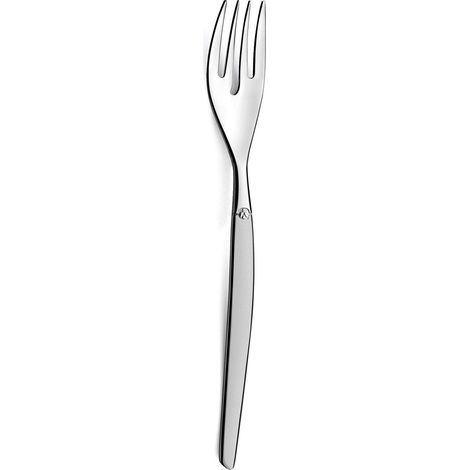 Lou Laguiole Spruzzo sabbiato 6 forchette per Torta, Inossidabile Inox 18/0, Acciaio Satinato (1/3)