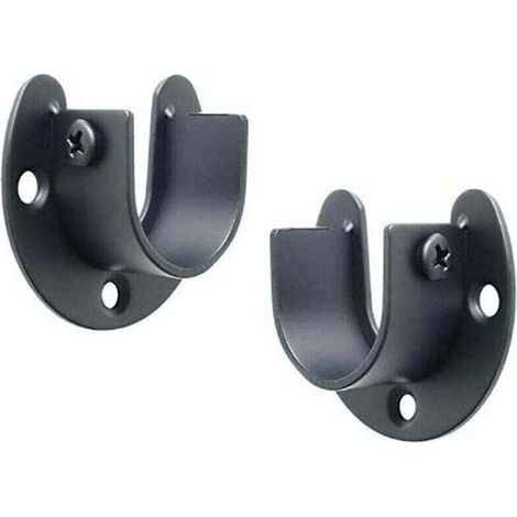 Support De Tringle En U En Acier Inoxydable Pour Rideau De Douche Capacité 200 Kg (1/5)