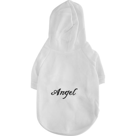 Chien Sweat À Capuche - Coton Naturel Respirant - Pour Activités Extérieures - Taille M Blanc (1/5)