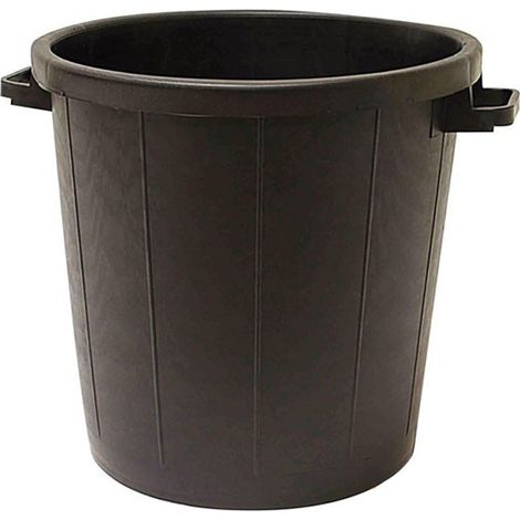 Mondelin – Poubelle d'extérieur 50L en polyéthylène durable – 2 poignées pour transport facile – Résistante aux intempéries – Pour espaces extérieurs