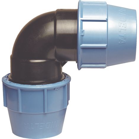 Raccord plastique coudé égal pour tube PE Ø25 mm