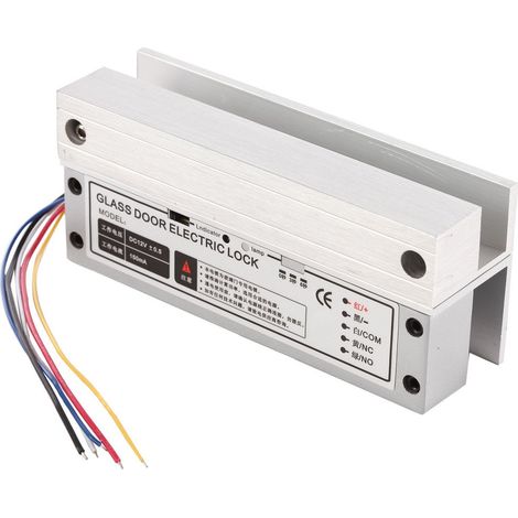 Serrure de Boulon Electrique avec Signal de Rétroaction pour la Porte en Verre sans Cadre (1/3)