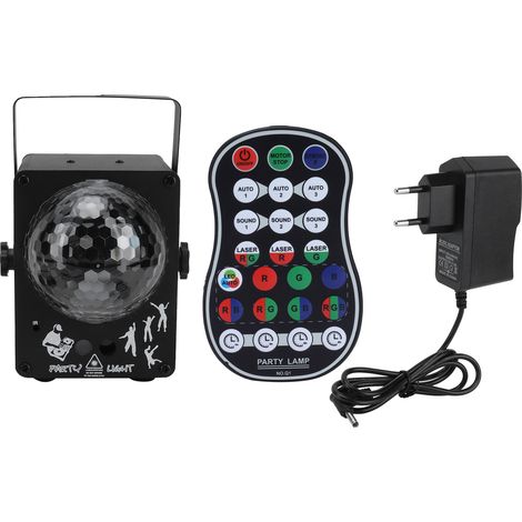 Lumière de scène LED à activation sonore, lampe d'ambiance pour bar, KTV, fête, club, prise EU 100-240V (1/5)
