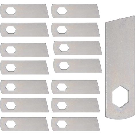 15 VIERTILUX 9,3cm Lame de scarificateur 1 pièce Lame pour scarificateur V 32 EL MTD V 34, 742-0825A (1/2)