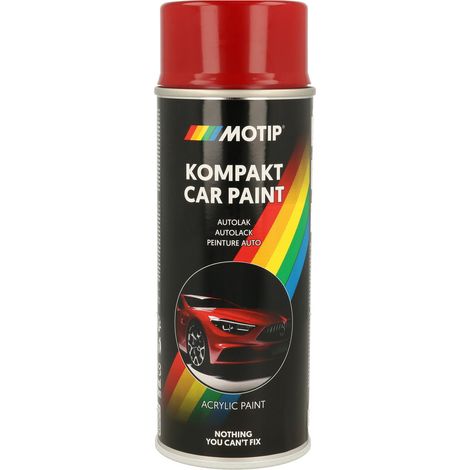 PEINTURE ACRYLIQUE KOMPAKT 41370 ROUGE BRILLANT 400ML MOTIP