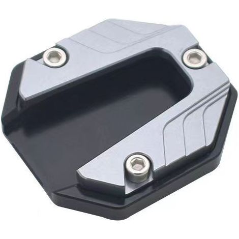 Extensión de almohadilla para soporte lateral universal para patinete, motocicleta y bicicleta. Soporte de placa para reposapiés con base ensanchada.