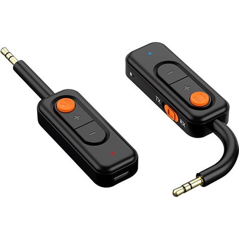 Adattatore Bluetooth per auto e trasmettitore TV BT5.4 con ingresso AUX da 3,5 mm (1/5)