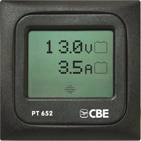 Medidor LCD de batería + shunt - Cbe
