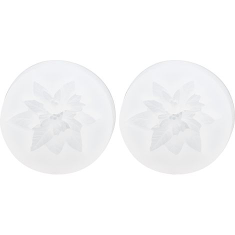 2 Moules en Silicone pour Fleurs DIY Bougies Parfumées Plâtre Chocolat Gâteau Savon (1/5)