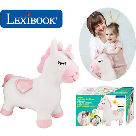 Porteur Licorne Sauteuse Gonflable Peluche - LEXIBOOK (1/5)