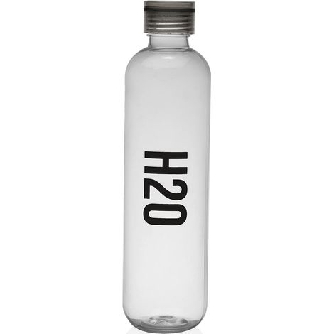 BOTELLA H2O POLIESTIRENO 1 L NEGRA