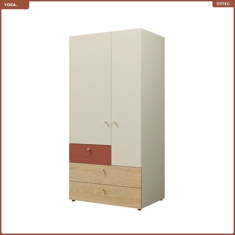 Armoire - L.90 x H.185 x P.60 - YOKA (1/2)