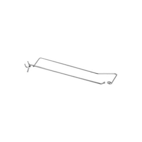 GANCI  A 1 FILO CON PORTAPREZZI PER PANNELLI FORATI- - ø mm.3,8x5x200 l. - 20 pezzi