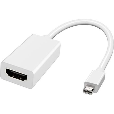 Adaptateur Mini DisplayPort vers HDMI – Compatible MacBook Air/Pro, Surface Pro – Résolution 1080P, Plug & Play (1/5)
