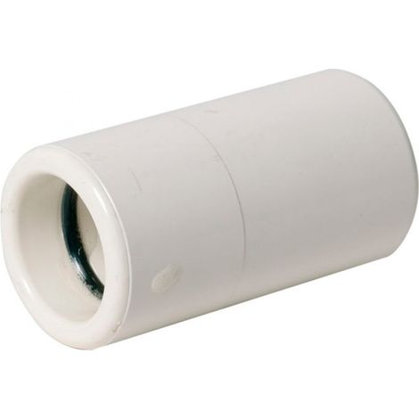 Unión a pre-instalación Ø20 blanca para desagüe