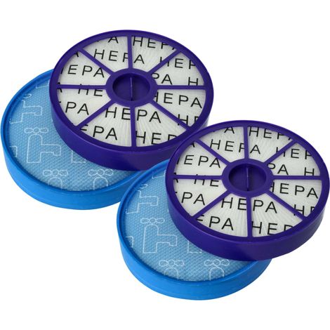 vhbw Filter-Set kompatibel mit Dyson DC20, DC21, DC19, DC29 Staubsauger - 4x Filter (Vormotor-Filter, HEPA-Nachmotor-Filter)