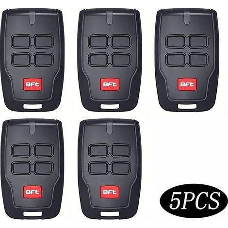 Télécommande de portail BFT MITTO B RCB4 – 4 canaux – Fréquence 433,920 MHz – Piles LR23 12V incluses – Programmation sur récepteur