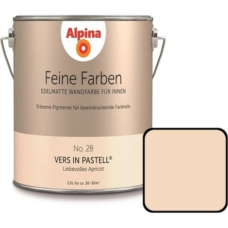Alpina Feine Farbe No 28 2,5 l Liebevolles Apricot Vers in Pastell