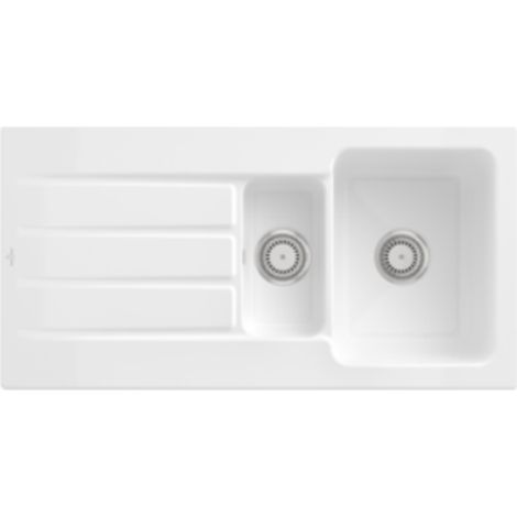 VB Einbauspüle Architectura 60 XR 336501 1000x510mm re-eckig Weiß Alpin cplus (1/5)