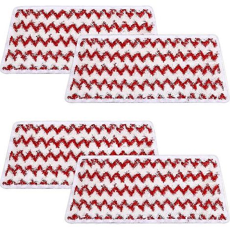 Accessoires de rechange pour balai vapeur Vileda XX : 4 lingettes en microfibre ( )
