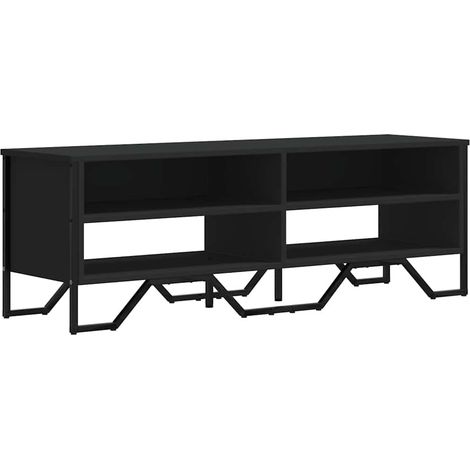 Mobile TV multimediale scaffale per televisione televisione buffet sala da pranzo soggiorno camera da letto 122 x 34 x 41 cm multistrato nero 020025880