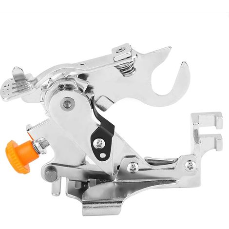 Ruffler Pied-de-biche, Ruffler Pied-de-biche Accessoire de Machine à Coudre, Ruffler Machine à Coudre Pied-de-biche pour Tige Basse, Babylock, Viking, Kenmore(Jaune) (1/5)