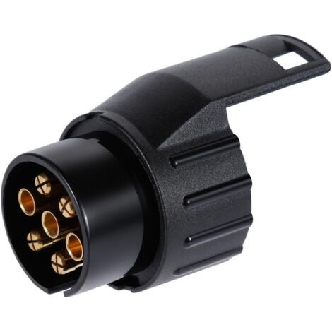 Adapteur Prise Remorque Attelage 7 Broches vers 13 Broches pour Remorque de Voiture (1/4)