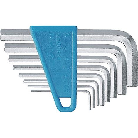 Gedore 6352000 Brugola interna Kit di chiavi a brugola 2 mm, 2.5 mm, 3 mm, 4 mm, 5 mm, 6 mm, 8 mm, 10 mm 8 parti (1/3)