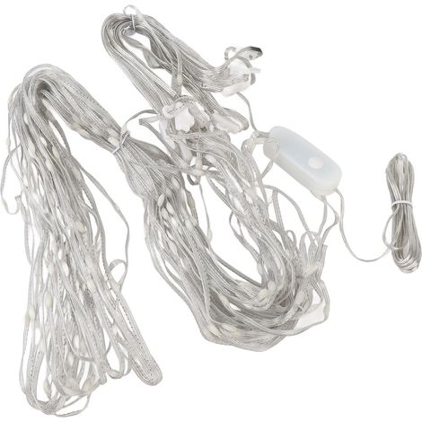 10ftx10ft Smart Fairy String Light 300LED Cambia colore RGB Musica e sincronizzazione vocale Controllo APP Luci per tende per festival Feste Spina UE 200-240V (1/5)