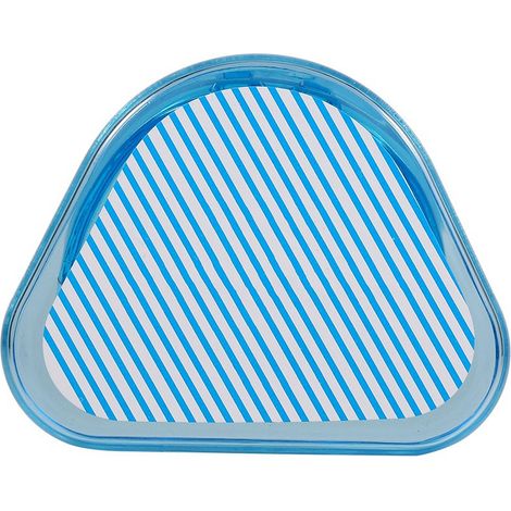Gouttière dentaire professionnelle correctrice bleue souple pour alignement des dents (1/5)
