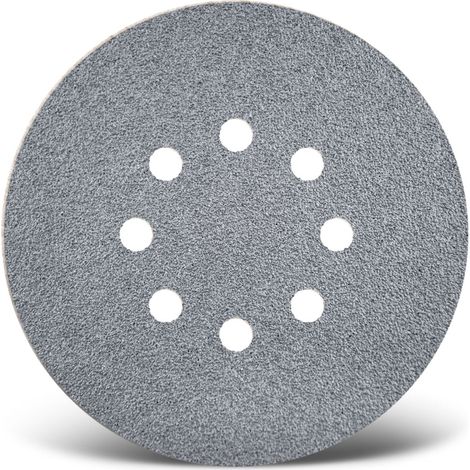MENZER Platinum Klett-Schleifscheiben, 150 mm, 8-Loch, f. Exzenterschleifer, Halbedelkorund (50 Stk.) K400