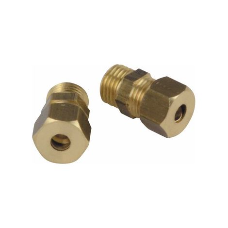 Schneidringverschraubung Gerade M1/4 x Rohr 6mm